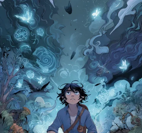 科幻题材漫画《星环回声》封面